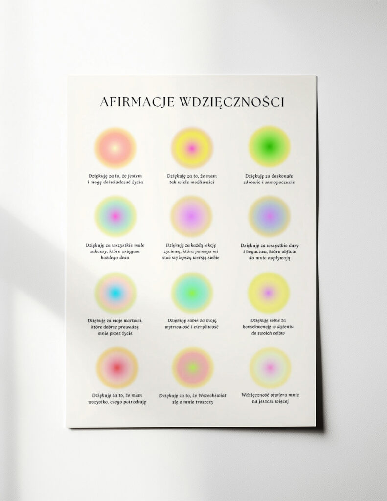 Afirmacje wdzięczności